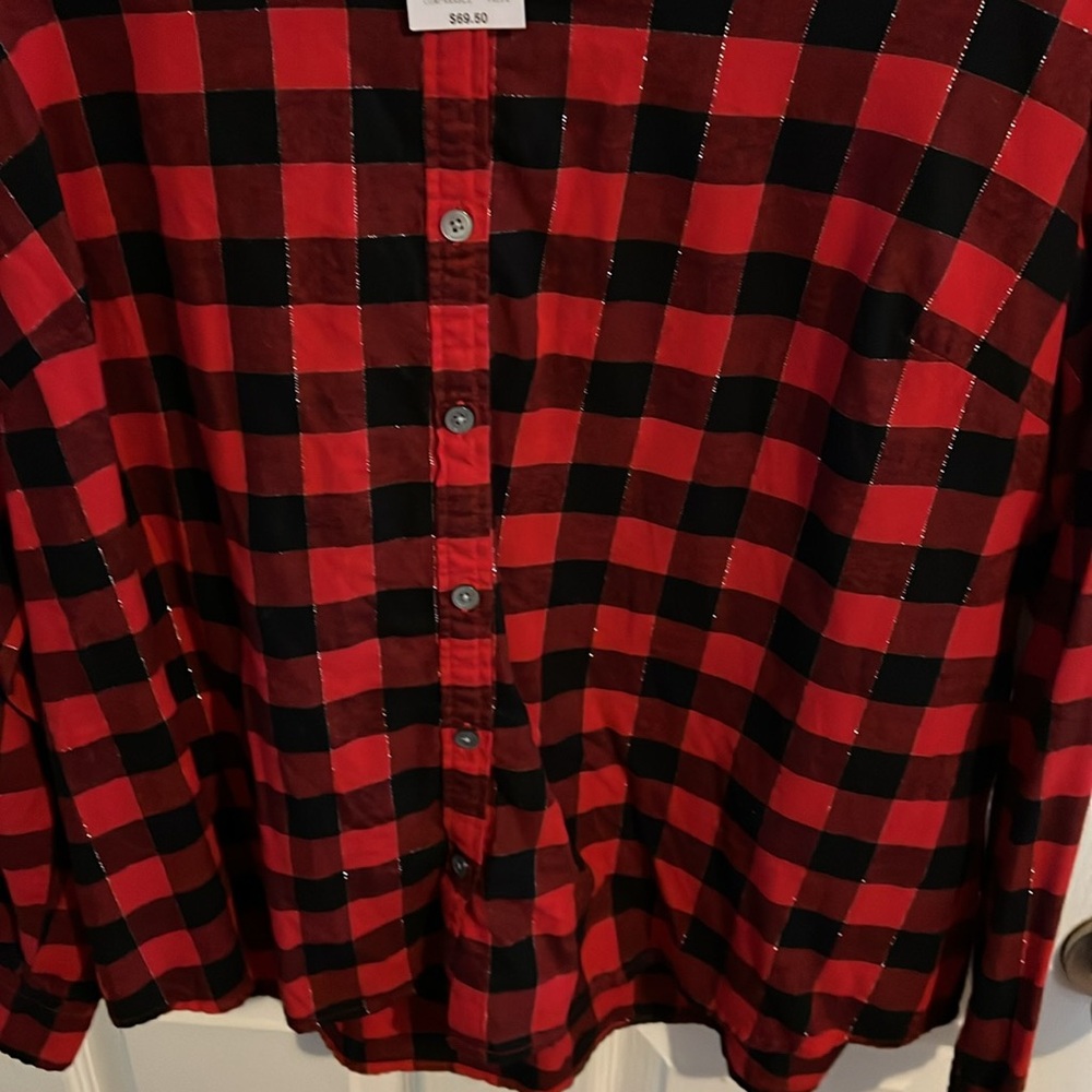 NWT J Crew Factory button down shirt in a size XXL - Picture 4 of 14